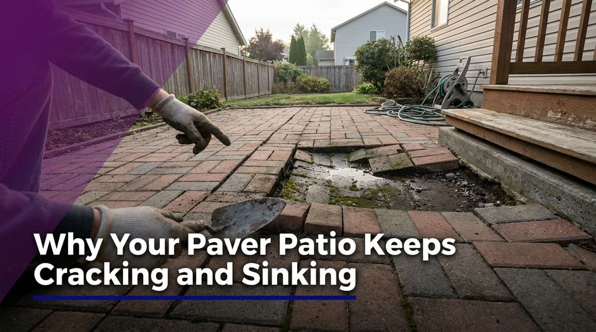 Why Your Paver Patio Keeps Cracking and Sinking image